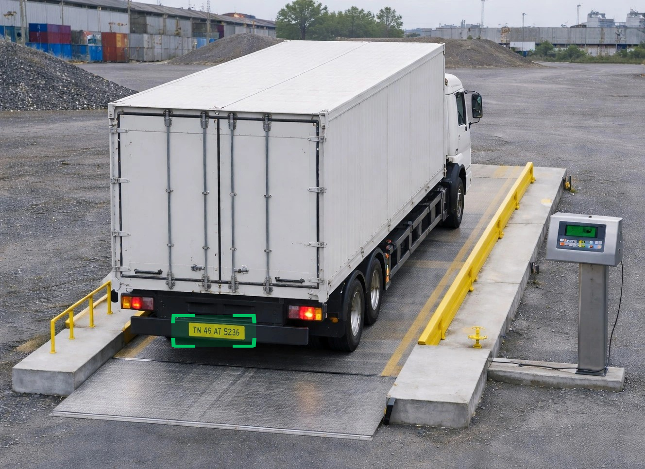 Weighbridge integration with ANPR