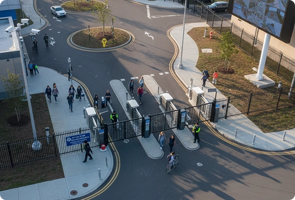 Perimeter monitoring & entry/exit management