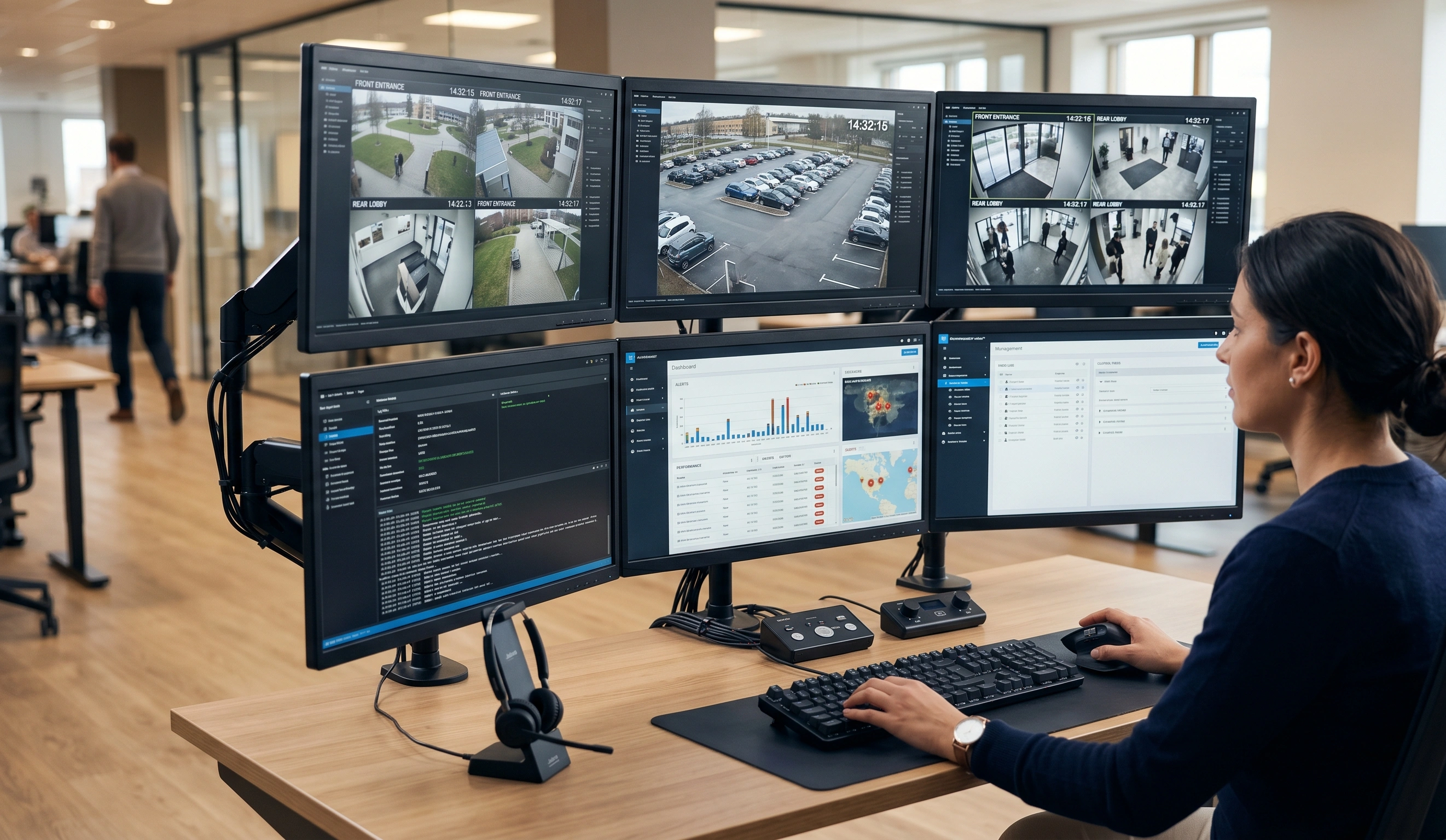  Integrated VMS, Video Analytics & PSIM for seamless end-to-end control.
